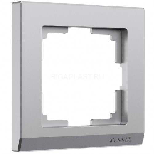 Рамка на 1 пост Werkel Stark (серебряный матовый) W0011865