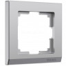 Рамка на 1 пост Werkel Stark (серебряный матовый) W0011865