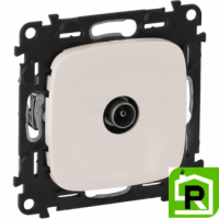 Розетка TV Legrand Valena Allure звезда 753051+754769 Перламутр