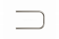 Водяной полотенцесушитель «P» (CS) без полочки, полимерное - черный матовый, P 32/50 1"
