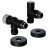 Набор термостатический осевой 1/2" Royal Thermo Design Pro 15мм М30х1,5 (Черный)