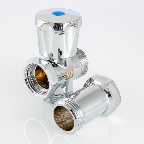 Вентиль-тройник бытовой 3/4" х 3/4" х 3/4" VT.230.N.05