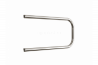 Водяной полотенцесушитель «P» (CS) без полочки, полимерное - черный матовый, P 32/60 1"