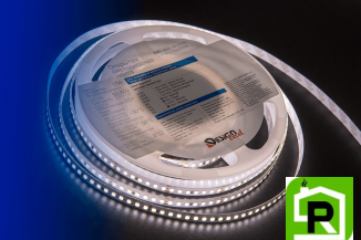Лента светодиодная LUX, 2835, 168 LED/м, 17 Вт/м, 24В, IP33, Нейтральный белый (4000K)