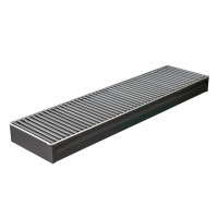 Конвектор внутрипольный водяной Бриз 260-120-2000 с естественной конвекцией КЗТО