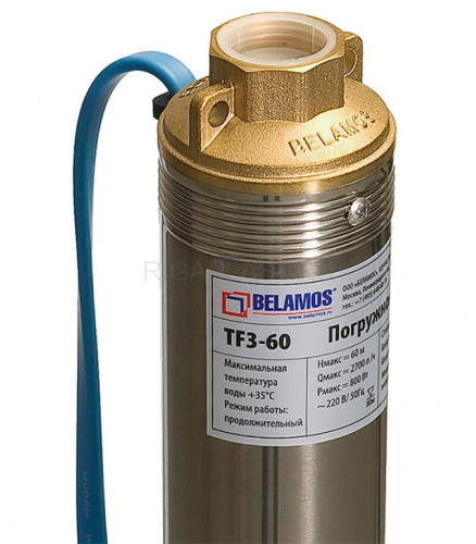 Скважинный насос Belamos TF3-60 (диаметр 78мм, кабель 35м)