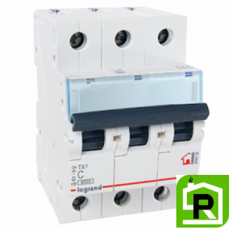 Автоматический выключатель Legrand TX3 C 25А 3P 404058