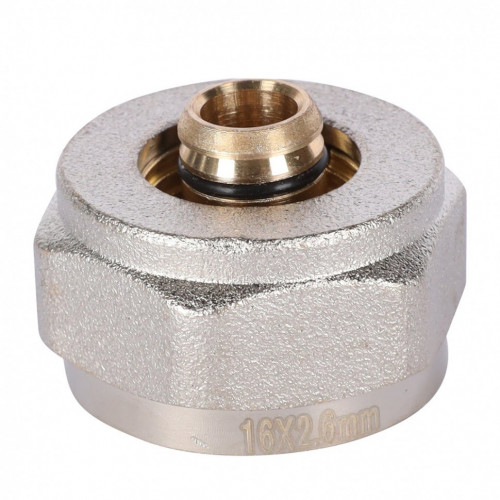 Фитинг компрессионный для труб PEX-AL-PEXc 16х2,6х3/4 ROMMER RFC-1026-162634