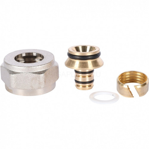 Фитинг компрессионный для труб PEX-AL-PEXc 16х2,6х3/4 ROMMER RFC-1026-162634