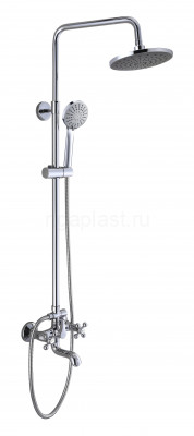 Душевая система HANSEN H33050, с тропическим душем, хром