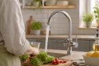 Смеситель для кухни HANSEN HL15082, с подключением к фильтру, хром