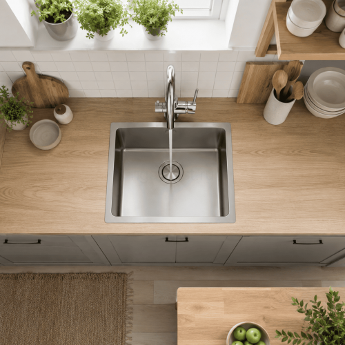 Смеситель для кухни HANSEN HL15082, с подключением к фильтру, хром