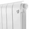 Радиатор биметаллический Royal Thermo Infinity 300 Bianco Traffico 8 секций, нижнее подключение VR80