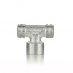 Тройник равнопроходной ELSEN НВН 1/2", латунь с оловянным покрытием (TIN), EBF09.12T
