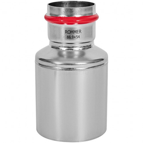 Муфта переходная ВПр-НПр 88,9х54 из стали нержавеющей, прессовой ROMMER RSS-1020-008854