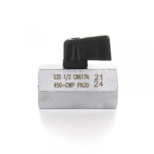 Кран шаровой ELSEN МИНИ 1/4" ВВ, ручка флажок, EV92.1414