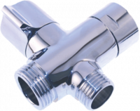 Дивертор для смесителя GANZER GZ110, 3/4" x 1/2", хром
