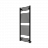 Полотенцесушитель бытовой электрический D-LINE DL-150-60-BM, чёрный янтарь матовый RIFAR