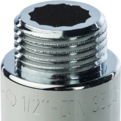 Удлинитель STOUT 1/2"×100 мм хромированный, SFT-0002-012100