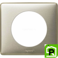 Рамка Legrand Celiane 1-постовая титан 068901