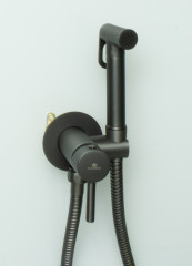 Смеситель для биде GANZER GZ42101-Q Set, скрытый монтаж, графит