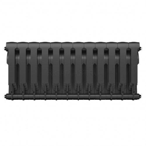 Радиатор биметаллический Royal Thermo BiLiner Noir Sable 350 12 секций, боковое подключение