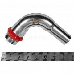 Угольник однораструбный ROMMER 90° НПр 15 мм из нержавеющей стали, RSS-0002-000015