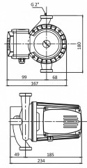 Насос циркуляционный Shinhoo BASIC PRO 32, 180 мм, G 2", 71241003