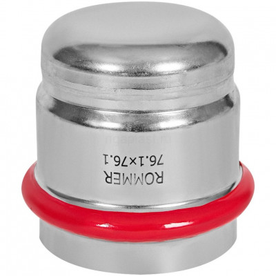 Заглушка ВПр 76,1 из стали нержавеющей, прессовой ROMMER RSS-1025-000076
