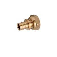 Переходник аксиальный с накидной гайкой 20×3/4″F латунный Ver-pro VRP204C
