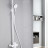 Душевая система HANSEN HN31304-F, с тропическим душем, из нержавеющей стали, белый