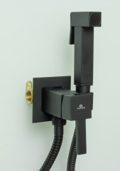 Смеситель для биде GANZER GZ72101-C Set, скрытый монтаж, черный