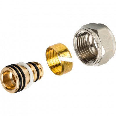 Фитинг компрессионный для труб PEх-AL-PEх 16х2,0х1/2" STOUT SFC-0022-001620