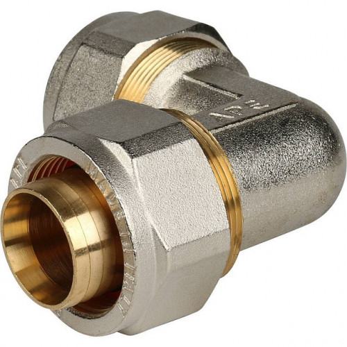 Угольник 90° 32х32 для металлопластиковых труб, винтовой STOUT SFS-0003-003232