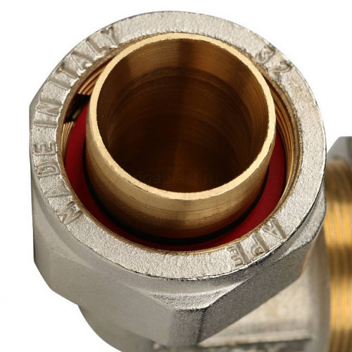 Угольник 90° 32х32 для металлопластиковых труб, винтовой STOUT SFS-0003-003232