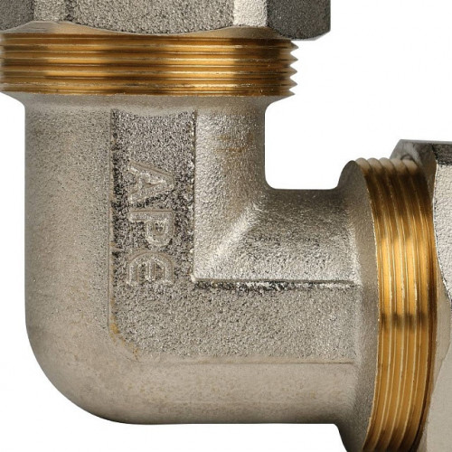 Угольник 90° 32х32 для металлопластиковых труб, винтовой STOUT SFS-0003-003232