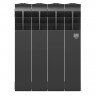 Радиатор биметаллический Royal Thermo BiLiner Noir Sable 350 4 секции, боковое подключение