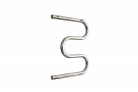 Водяной полотенцесушитель «M» c полочкой ¾" Золотой хром 50/40