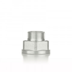 Переходник ELSEN НВ 1/2"×3/4", под ключ, латунь с оловянным покрытием (TIN), EBF20.3412T