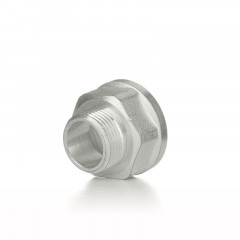 Переходник ELSEN НВ 1/2"×3/4", под ключ, латунь с оловянным покрытием (TIN), EBF20.3412T