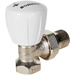 Клапан ручной регулирующий угловой 1/2" ROMMER