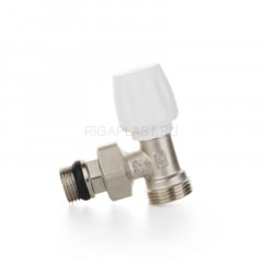 Вентиль ручной ELSEN угловой, НН 1/2"×3/4" евроконус, с уплотнением, EVR08.3412