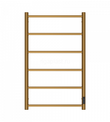 Полотенцесушитель электрический ДВИН J neo 80/50, золотой матовый, с диммером, арт. 4657795054365