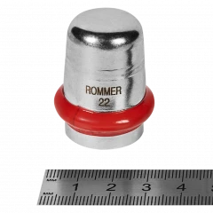Заглушка ROMMER 22 мм из нержавеющей стали, RSS-0025-000022