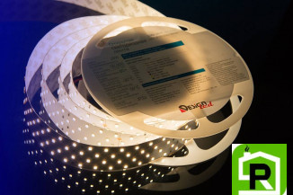 Лента светодиодная LUX, 2835, 280 LED/м, 26 Вт/м, 24В, IP33, Нейтральный белый (4000K)