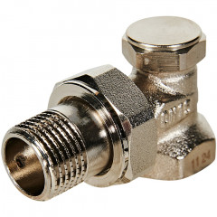 Клапан запорно-балансировочный угловой 1/2" ROMMER