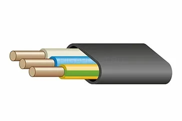 Кабель силовой (Провод) ВВГ-ПНГ(А)-LS 3* 1,5 -0,66 плоский, ГОСТ.( КОНКОРД )