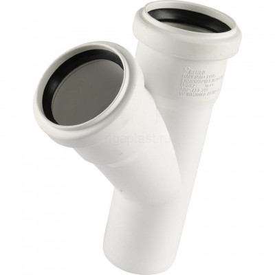 Тройник канализационный RAUPIANO 50/50х45° REHAU