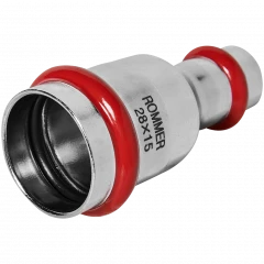 Муфта переходная ROMMER 28 x 15 мм из нержавеющей стали, RSS-0018-002815