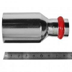 Муфта переходная ROMMER НПр 42 x 22 мм из нержавеющей стали, RSS-0020-004222